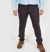 Mens The Original Ben Sherman MB5111R Dark Chocolate Checked Skinny Leg Trousers